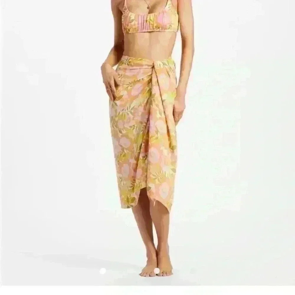 New Billabong So Right Sarong Wrap woman one size - Picture 2 of 6